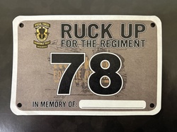 RuckUp Race Bib